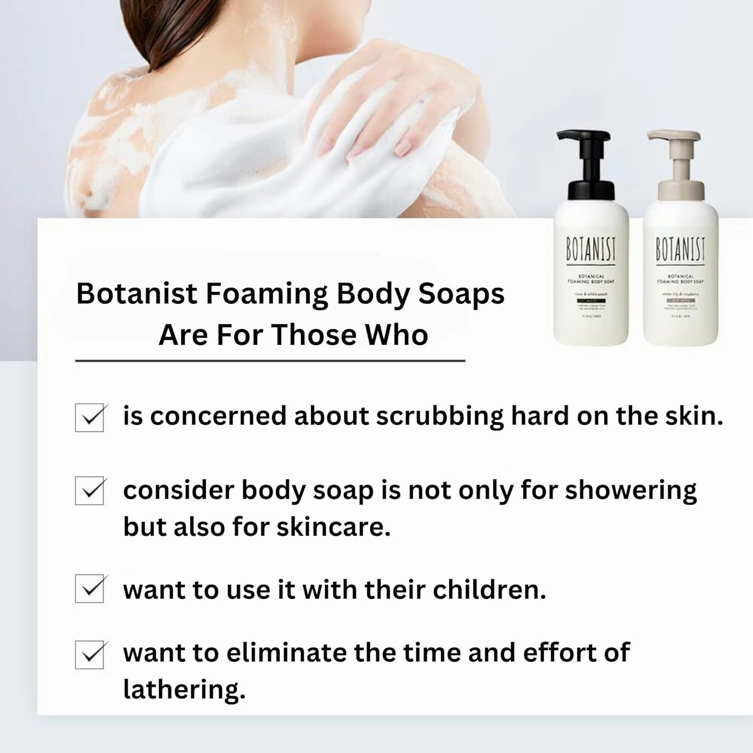 Shea Butter Body Wash Foaming for Women & Men, Organic Liquid Soap for Sensitive & Dry Skin with Botanical Buttermilk™ from Japan, Sulfate & Paraben Free, Water Lily & Raspberryh, 15.2 Fl Oz