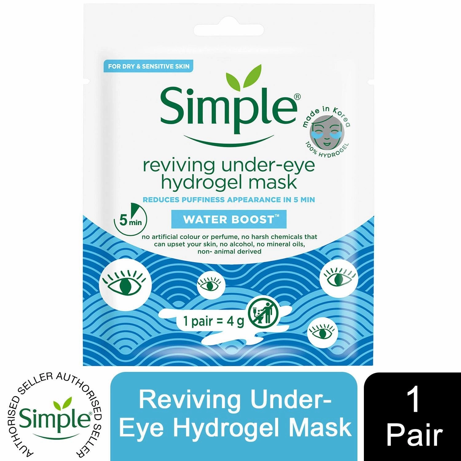 Simple Hydrating Booster Bundle Micellarwater,NightCream,Wipes,FaceWash & Mask