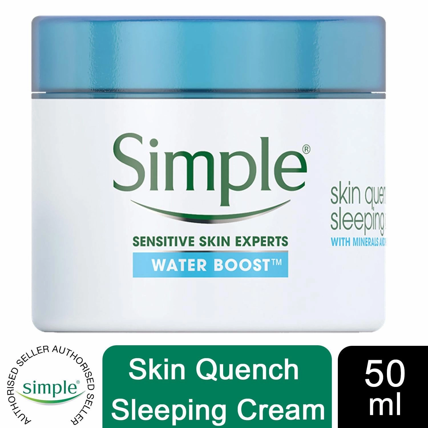 Simple Hydrating Booster Bundle Micellarwater,NightCream,Wipes,FaceWash & Mask
