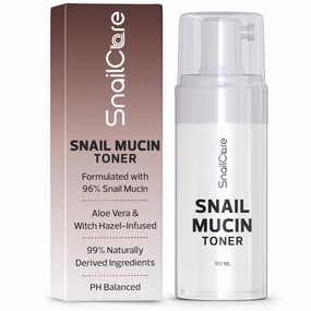 Snail Mucin Toner Skin Care, Korean Skin Care 96% Snail Mucin Serum for Face, Facial Skin Care Products for All Skin Types, 100ml Face Serum, baba de caracol original