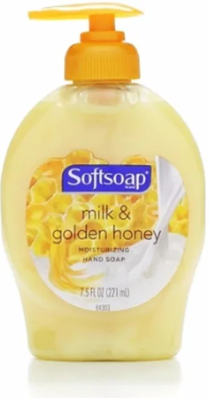 Softsoap Moisturizing Hand Soap, Milk & Golden Honey 7.5 oz (Pack of 8)