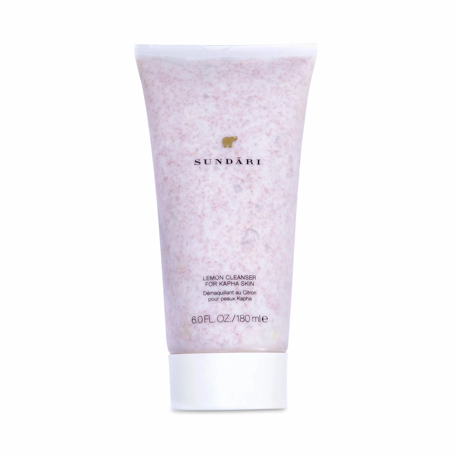 SUNDARI Lemon Cleanser, 6.0 Fl Oz, Gentle Exfoliating Cream Formula, Removes Impurities, Balances pH, Non-Foaming, Controls Excess Oil, For Oily Skin