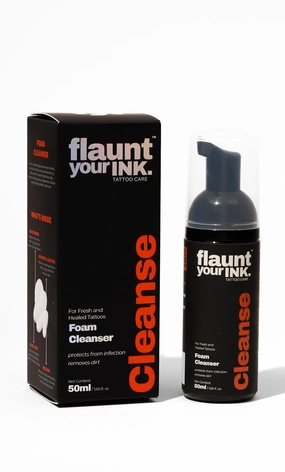 Tattoo Foam Cleanser | Gentle Cleansing with Dirt Removal & Infection Protection | Enriched with Niacinamide & Betaine | Ideal for Fresh Tattoos 50ml