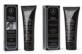 Taylor of Old Bond Street Jermyn Street Shaving Cream 75ml & Jermyn Street Aftershave Cream For all Skin
