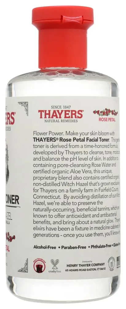 Thayers Rose Petal Witch Hazel with Aloe Vera - 12 oz.(2 pack)