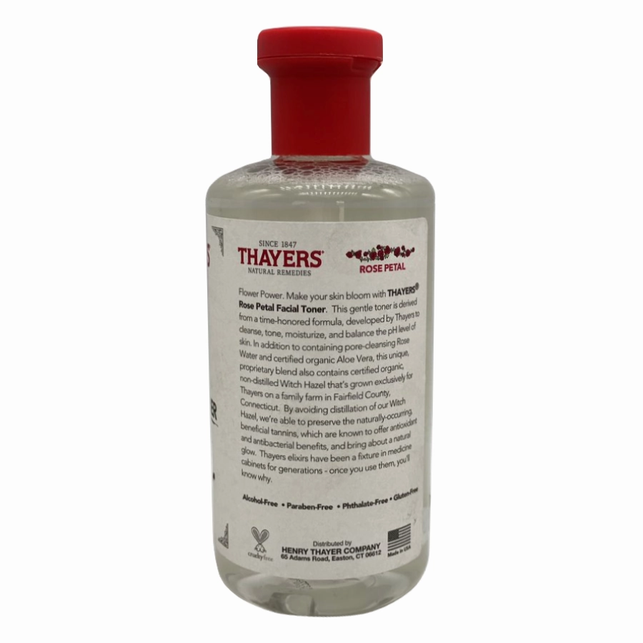 Thayers Witch Hazel Aloe Vera Formula Facial Toner 12 oz - Rose Petal