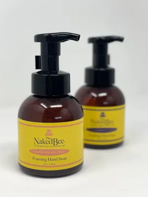 The Naked Bee Grapefruit Blossom Honey Foam Soap (12 oz) Liquid Foaming Hand Soap - Mild Cleanser to Reduce Dryness - Gentle Foam for Clean and Soft Hands