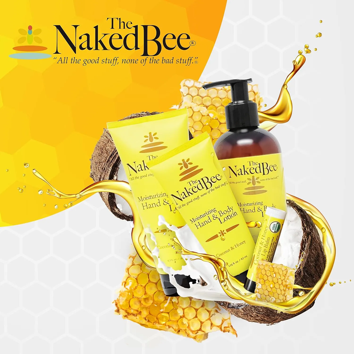The Naked Bee Oatmeal & Honey Triple Milled Soap, 5 Ounce, 6 Pack, Orange Blossom Honey