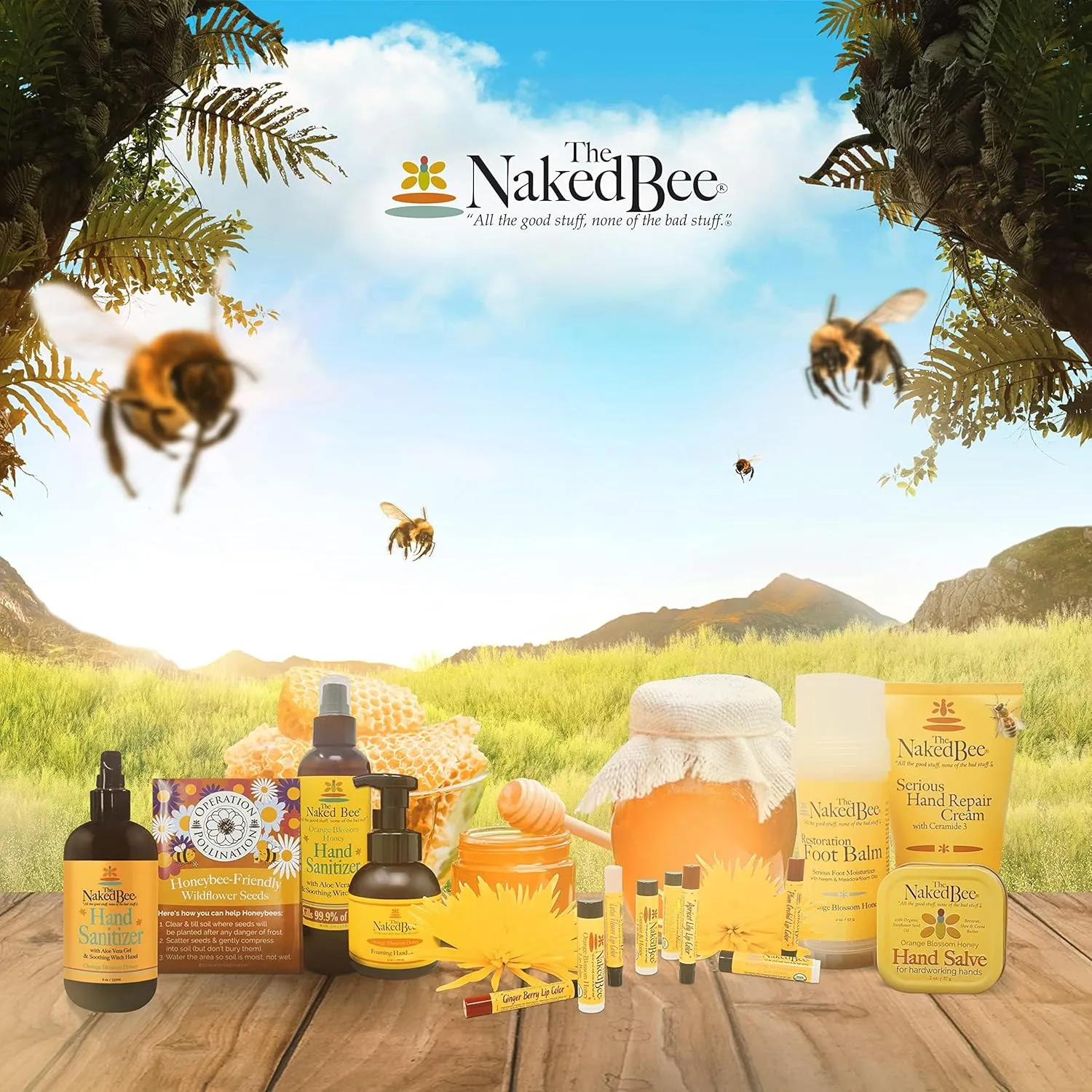 The Naked Bee Oatmeal & Honey Triple Milled Soap, 5 Ounce, 6 Pack, Orange Blossom Honey