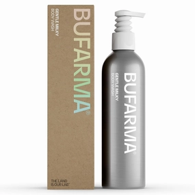 This nourishing and creamy goodness of ITALIAN BUFFALO MILK. GENTLE MILKY BODY WASH hydrates, calms and softens for radiant, healthy-looking skin with every wash.