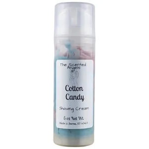 TSA Handmade All Natural Sensitive Skin Creamy Shaving Cream, Cotton Candy Swirl, Moisturize, Woman, Teens, Girls, Gift, Daily, Scented Fragrance, 5 oz