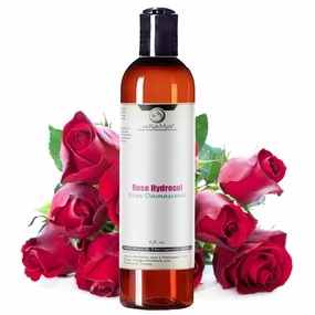 uh*Roh*Muh Pure Rose Hydrosol - 100% Natural & Pure Rose Water Hydrosol for Face & Body | Distilled Bulk Rosewater for Hair, Face and Skin - Sourced from Turkey - 8 fl oz