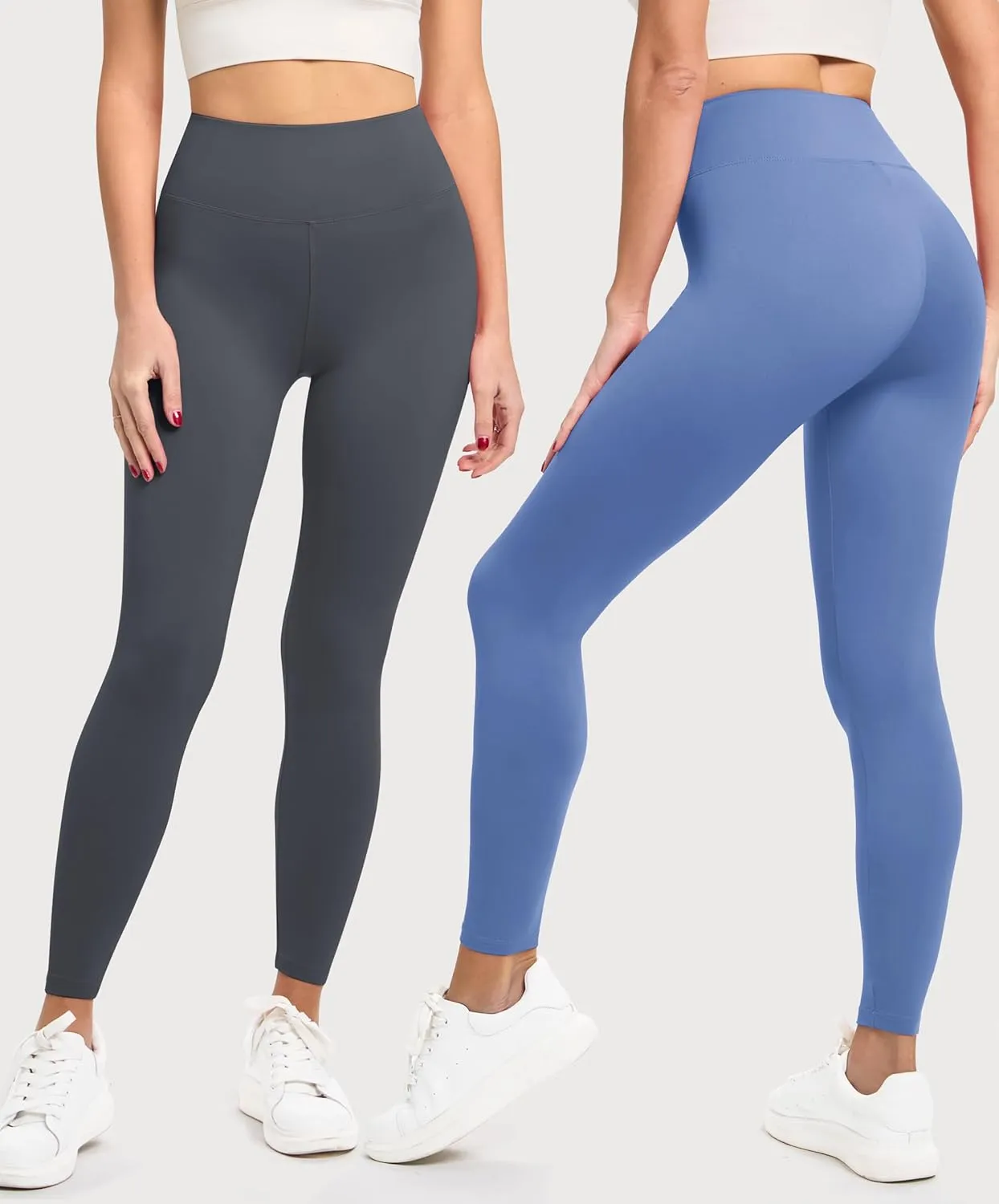 VALANDY Creamlush 3 Pack Leggings for Women-High Waisted Buttery Soft Stretch Yoga Lounge Pants