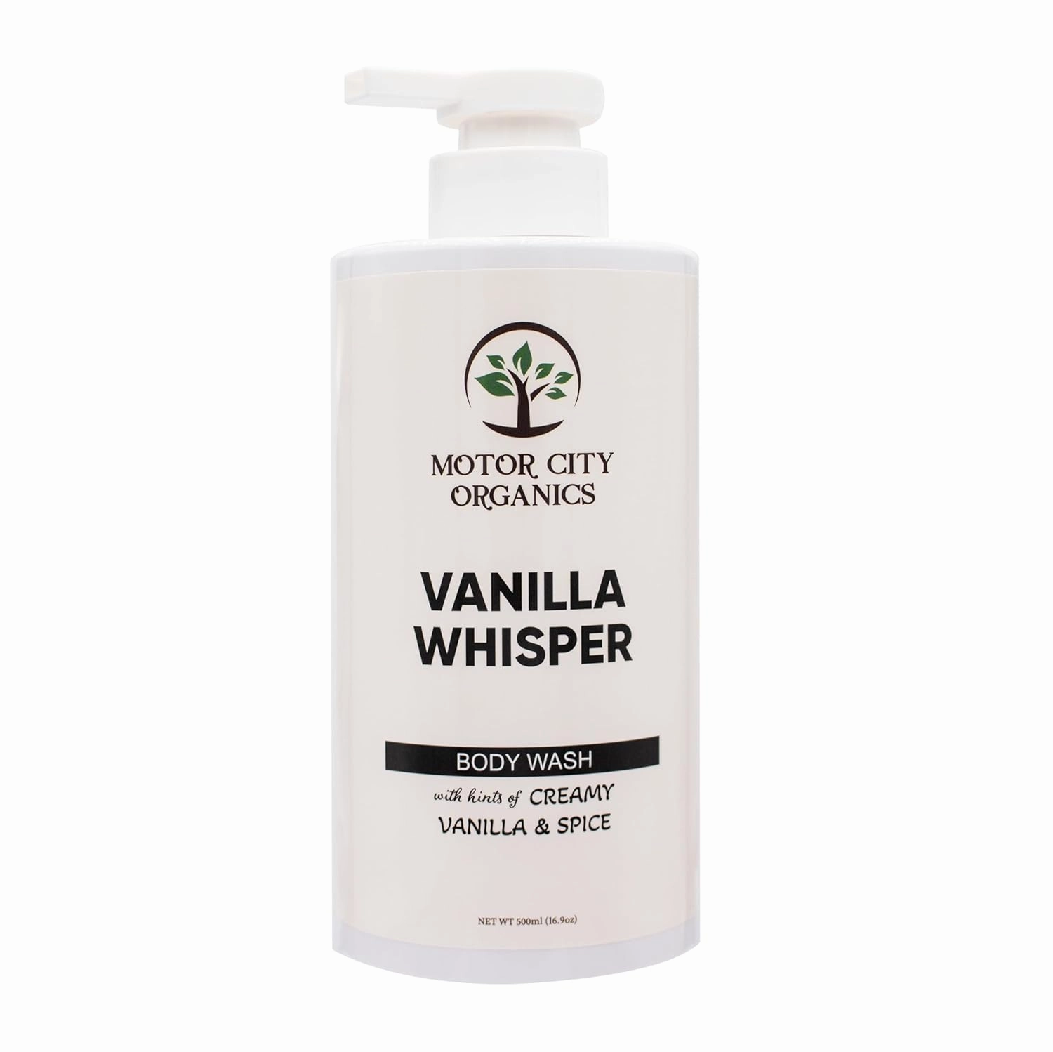 Vanilla Whisper Body Wash | Infused with Creamy Vanilla & Soothing Botanicals - 16.9 oz | Gentle Formula | Suitable for All Skin Types | Paraben-Free