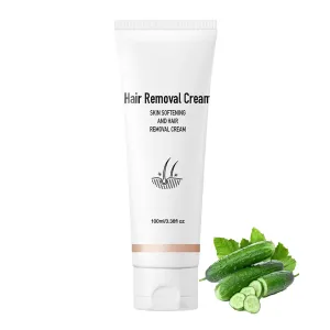 Versatile Aromatic Mild Formula Hair Removal Cream,Painless Hair Removal Cream,Suitable for Men and Women of All Skin Types (1PCS,Cucumber Scent)