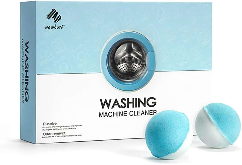 Washing Machine Cleaner for High-Efficiency Front Loaders and Top Loaders - Deep Cleaning Tablets for Odor-Free Drums (6 Balls)