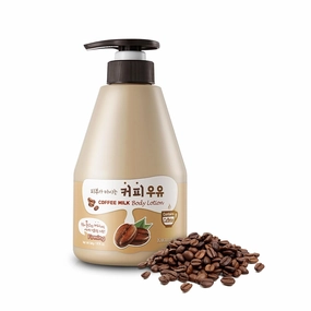 WELCOS KWAILNARA Coffee Milk Body Lotion – Korean Body Lotion for Energizing Hydration 560 g / 19.75 Fl. oz