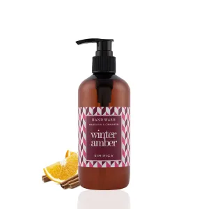 Winter Amber Mandarin and Cinnamon Hand Wash, 100% Vegan & Paraben Free, 300ml