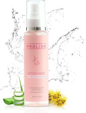 Witch Hazel Hydra Glow Face Toner | Alcohol-Free | Pore Tightening | Glowing Skin | Aloe Vera - All Skin Types - 100ml