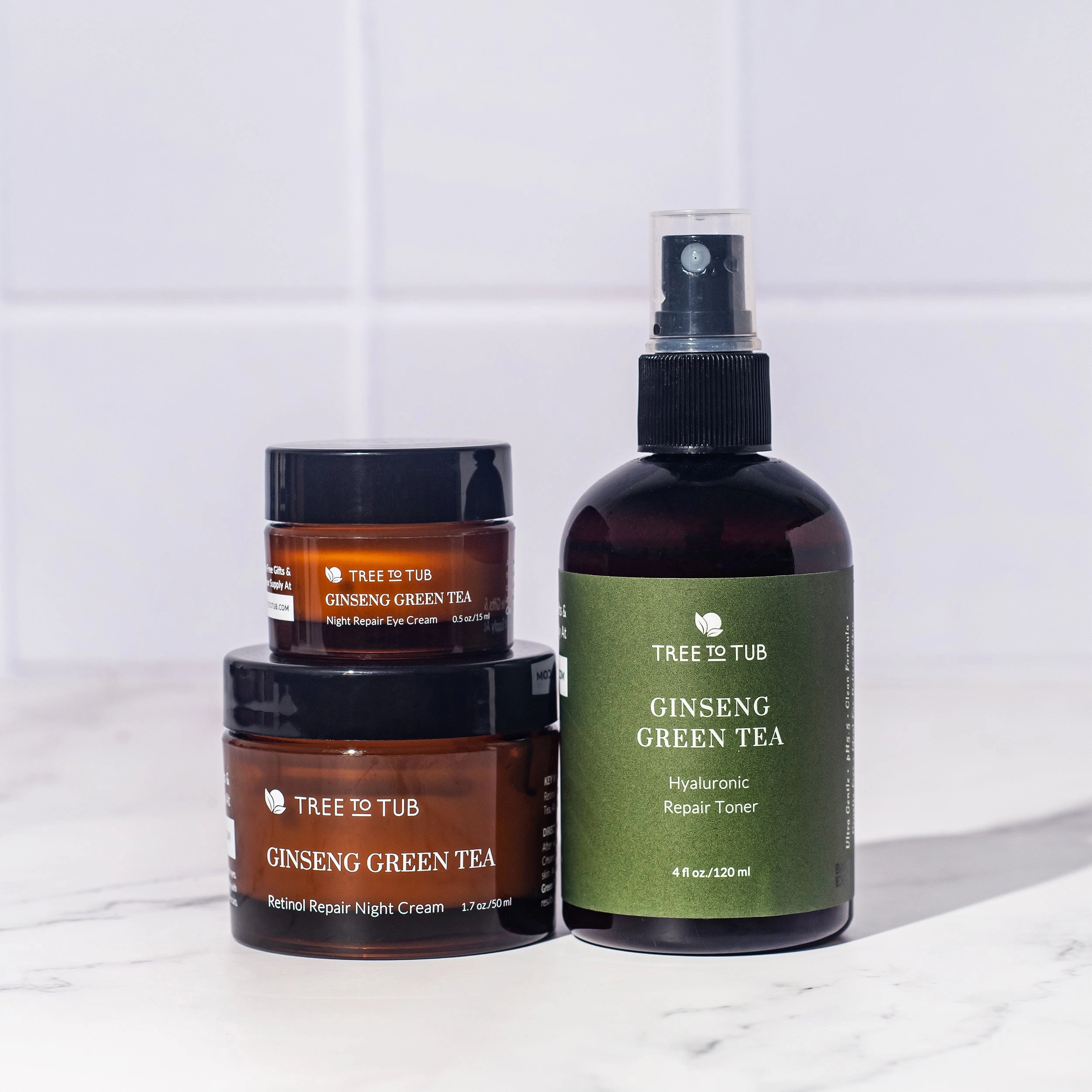 Witch Hazel Toner for Sensitive Skin with Green Tea & Ginseng