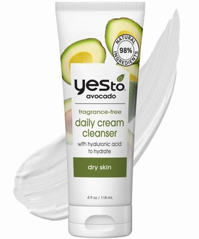Yes To Natural Face Cleanser - Non-Toxic Vegan Face Wash, 4 Fl oz (Pack of 2) - Cruelty & Fragrance-Free Facial Cleanser for Women - Gently Removes Impurities   Leaves Skin Moisturized.