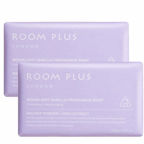 YESUN Fragrance Bar Soap,Big Brick of bath Soap (pack of 2,14ounce) ROOMPLUS-Floral Scent,Natural Soap,Made with Organic Oils, For Face, Body and Hair, Moisturizing Dry skin,Walnut powder exfoliates